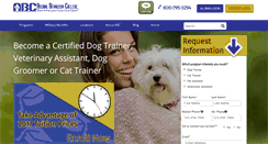 Desktop Screenshot of animalbehaviorcollege.com